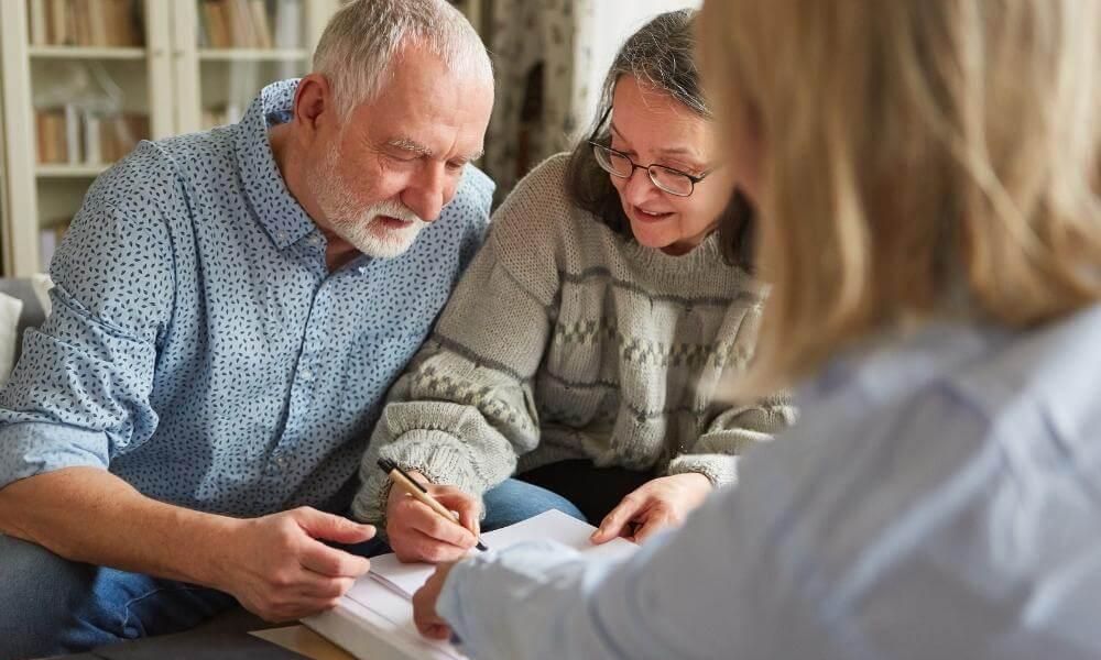 Clients discussing guardianship and power of attorney