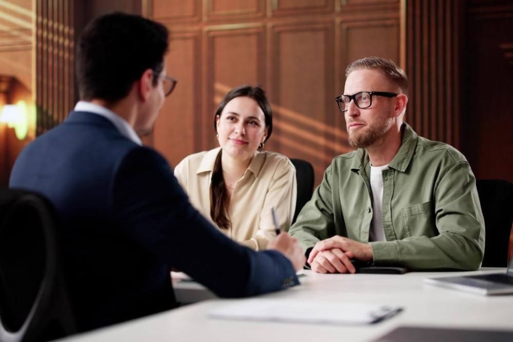 Client and advisor discussing estate planning