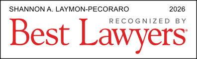 Best Lawyers 2026, awarded to Shannon A. Laymon-Pecoraro for excellence in legal services.