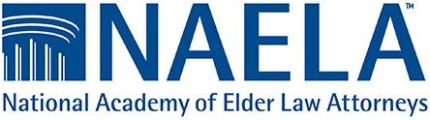 NAELA logo: National Academy of Elder Law Attorneys, featuring a stylized pillar graphic in blue.