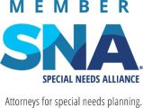 Special Needs Alliance logo with tagline: Attorneys for Special Needs Planning, highlighting membership.