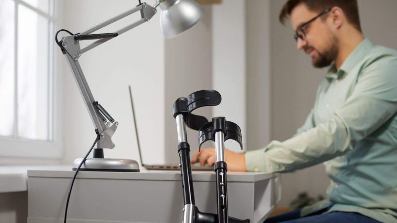 A man working on a laptop at a